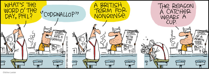 Comic Strip Mike Lester  Mike du Jour 2017-03-23 baseball