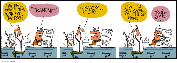 Comic Strip Mike Lester  Mike du Jour 2018-09-17 baseball
