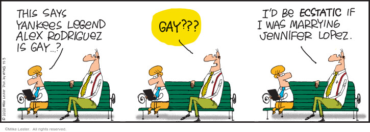 Comic Strip Mike Lester  Mike du Jour 2020-11-03 baseball