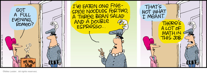 Comic Strip Mike Lester  Mike du Jour 2021-03-03 math