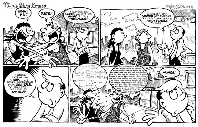Comic Strip Nina Paley  Nina's Adventures 1994-10-08 math