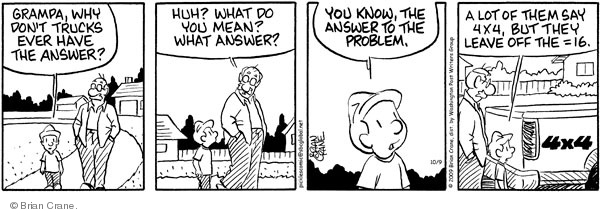 Comic Strip Brian Crane  Pickles 2009-10-09 multiplication
