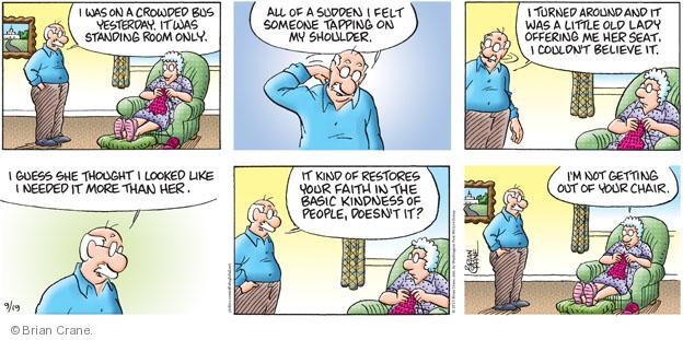 Comic Strip Brian Crane  Pickles 2010-09-19 kindness