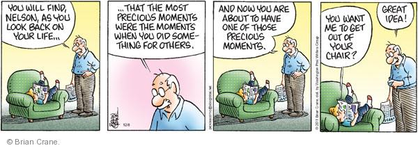 Comic Strip Brian Crane  Pickles 2011-12-08 benevolence