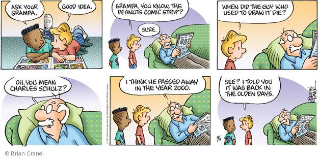 Comic Strip Brian Crane  Pickles 2013-08-11 2000