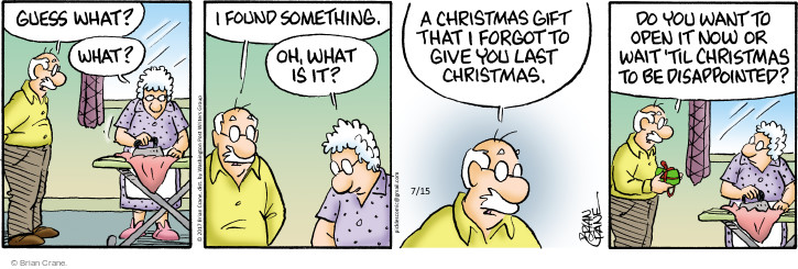 Comic Strip Brian Crane  Pickles 2017-07-15 'til