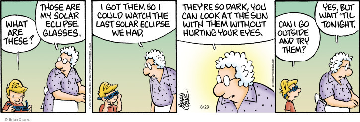 Comic Strip Brian Crane  Pickles 2017-08-29 'til