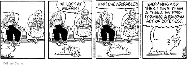 Comic Strip Brian Crane  Pickles 2008-10-13 kindness