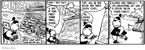 Comic Strip Sam Hurt  Queen of the Universe 1990-11-30 $1.00