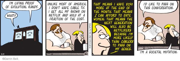 Comic Strip Darrin Bell  Rudy Park 2014-03-31 fraction