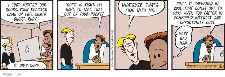 Comic Strip Darrin Bell  Rudy Park 2014-05-26 2001