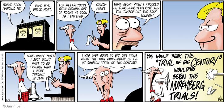 Comic Strip Darrin Bell  Rudy Park 2014-07-20 20th century