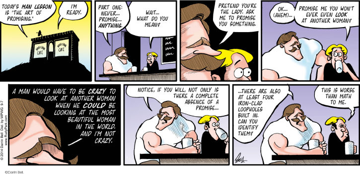 Comic Strip Darrin Bell  Rudy Park 2014-09-07 math