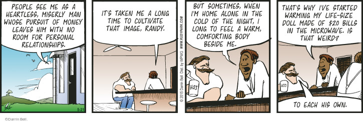 Comic Strip Darrin Bell  Rudy Park 2015-05-21 $20