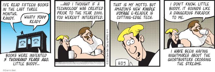 Comic Strip Darrin Bell  Rudy Park 2015-06-11 2000