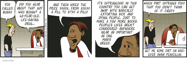 Comic Strip Darrin Bell  Rudy Park 2015-10-01 $23