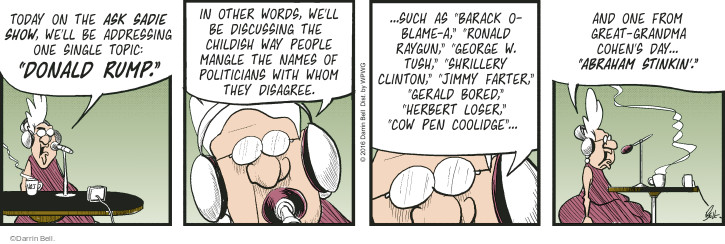 Comic Strip Darrin Bell  Rudy Park 2016-03-04 2016 election Jeb Bush