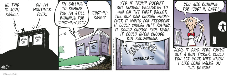 Comic Strip Darrin Bell  Rudy Park 2016-04-19 2016 election Rand Paul