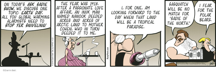 Comic Strip Darrin Bell  Rudy Park 2016-04-22 environment