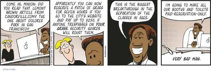 Comic Strip Darrin Bell  Rudy Park 2016-06-02 $250