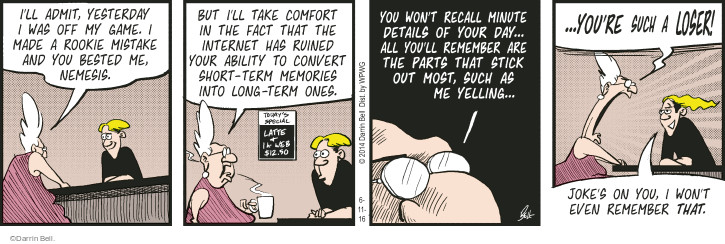 Comic Strip Darrin Bell  Rudy Park 2016-06-11 $12