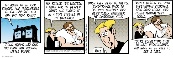 Comic Strip Darrin Bell  Rudy Park 2016-06-28 20th century