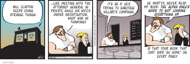 Comic Strip Darrin Bell  Rudy Park 2016-07-13 2016 Election Hillary Clinton
