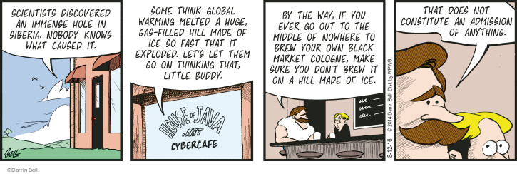 Comic Strip Darrin Bell  Rudy Park 2016-08-12 environment