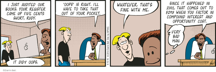 Comic Strip Darrin Bell  Rudy Park 2016-08-15 2001