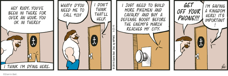 Comic Strip Darrin Bell  Rudy Park 2016-09-23 911