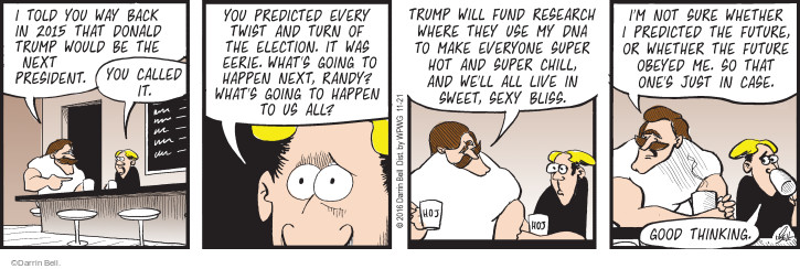 Comic Strip Darrin Bell  Rudy Park 2016-11-21 2016 Election Donald Trump