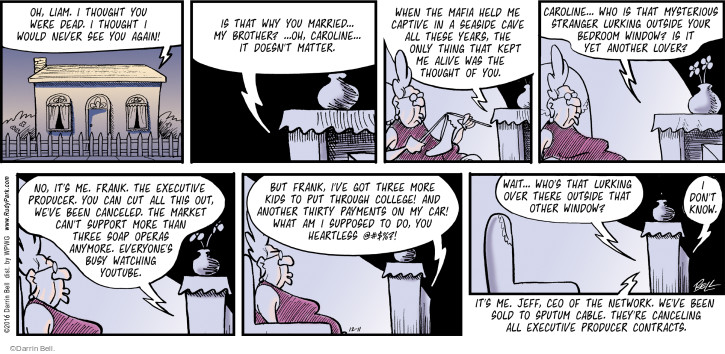 Comic Strip Darrin Bell  Rudy Park 2016-12-11 3am