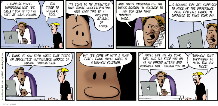 Comic Strip Darrin Bell  Rudy Park 2016-12-18 3am