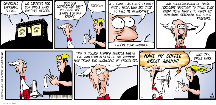 Comic Strip Darrin Bell  Rudy Park 2017-01-01 2016 election