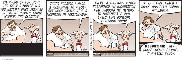 Comic Strip Darrin Bell  Rudy Park 2016-12-12 2016 election