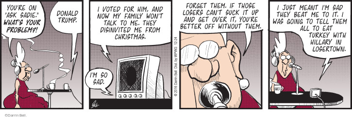 Comic Strip Darrin Bell  Rudy Park 2016-12-24 2016 election