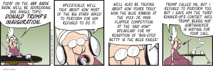 Comic Strip Darrin Bell  Rudy Park 2017-01-12 1920s