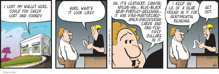 Comic Strip Darrin Bell  Rudy Park 2017-05-02 $1.00