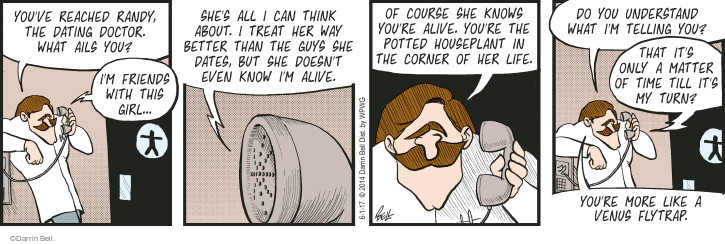 Comic Strip Darrin Bell  Rudy Park 2017-06-01 'til