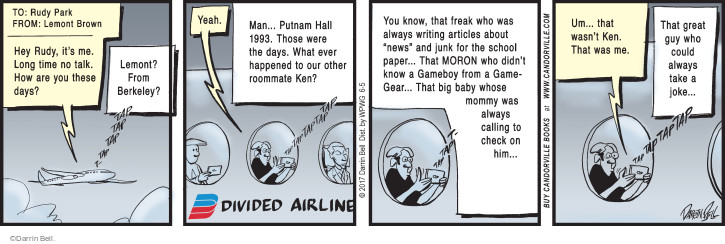 Comic Strip Darrin Bell  Rudy Park 2017-06-05 1990s