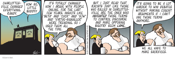 Comic Strip Darrin Bell  Rudy Park 2017-08-22 virtue