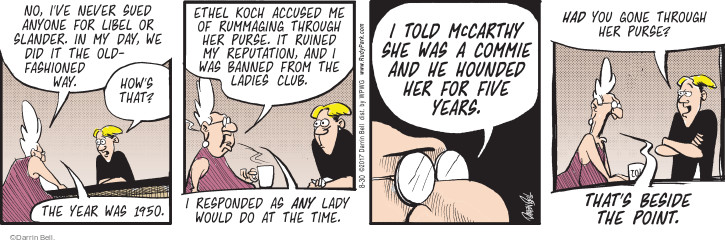 Comic Strip Darrin Bell  Rudy Park 2017-08-30 1950s