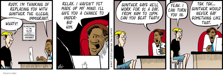 Comic Strip Darrin Bell  Rudy Park 2017-09-14 3am