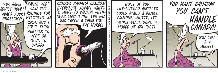 Comic Strip Darrin Bell  Rudy Park 2017-10-14 2020 election candidate