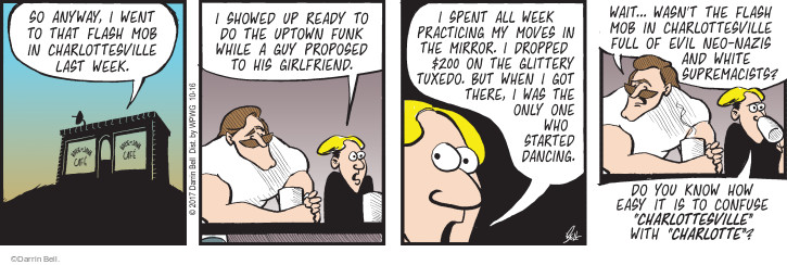 Comic Strip Darrin Bell  Rudy Park 2017-10-16 $200