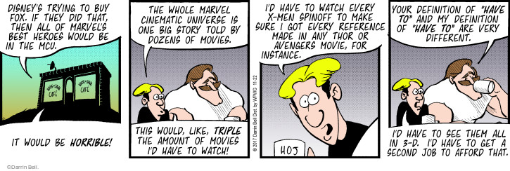 Comic Strip Darrin Bell  Rudy Park 2017-11-22 3-D