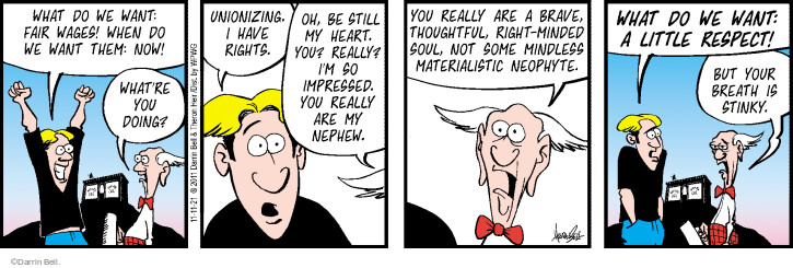 Comic Strip Darrin Bell  Rudy Park 2021-11-11 respect