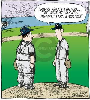 Comic Strip Dave Coverly  Speed Bump 2009-06-23 baseball