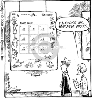 Comic Strip Dave Coverly  Speed Bump 2009-12-23 math