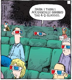Comic Strip Dave Coverly  Speed Bump 2010-07-03 3-D glasses